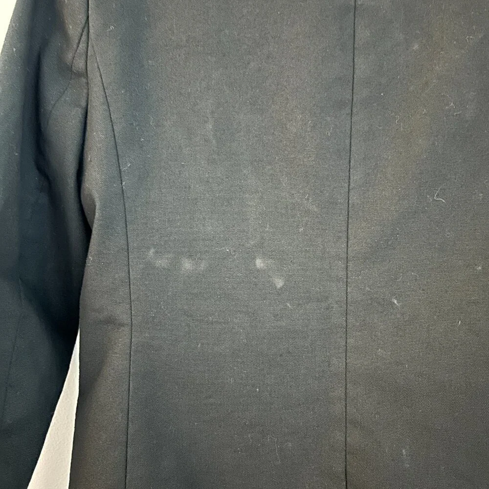 Banana Republic Women's Double Breasted Cadet Blazer in Black Size 4